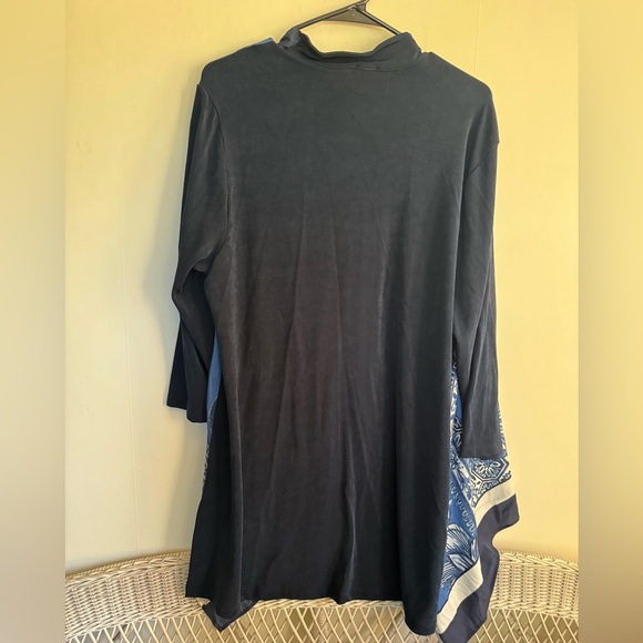 Chico's Travelers scarf front Cardigan women’s 16/18 nwt - Picture 7 of 8